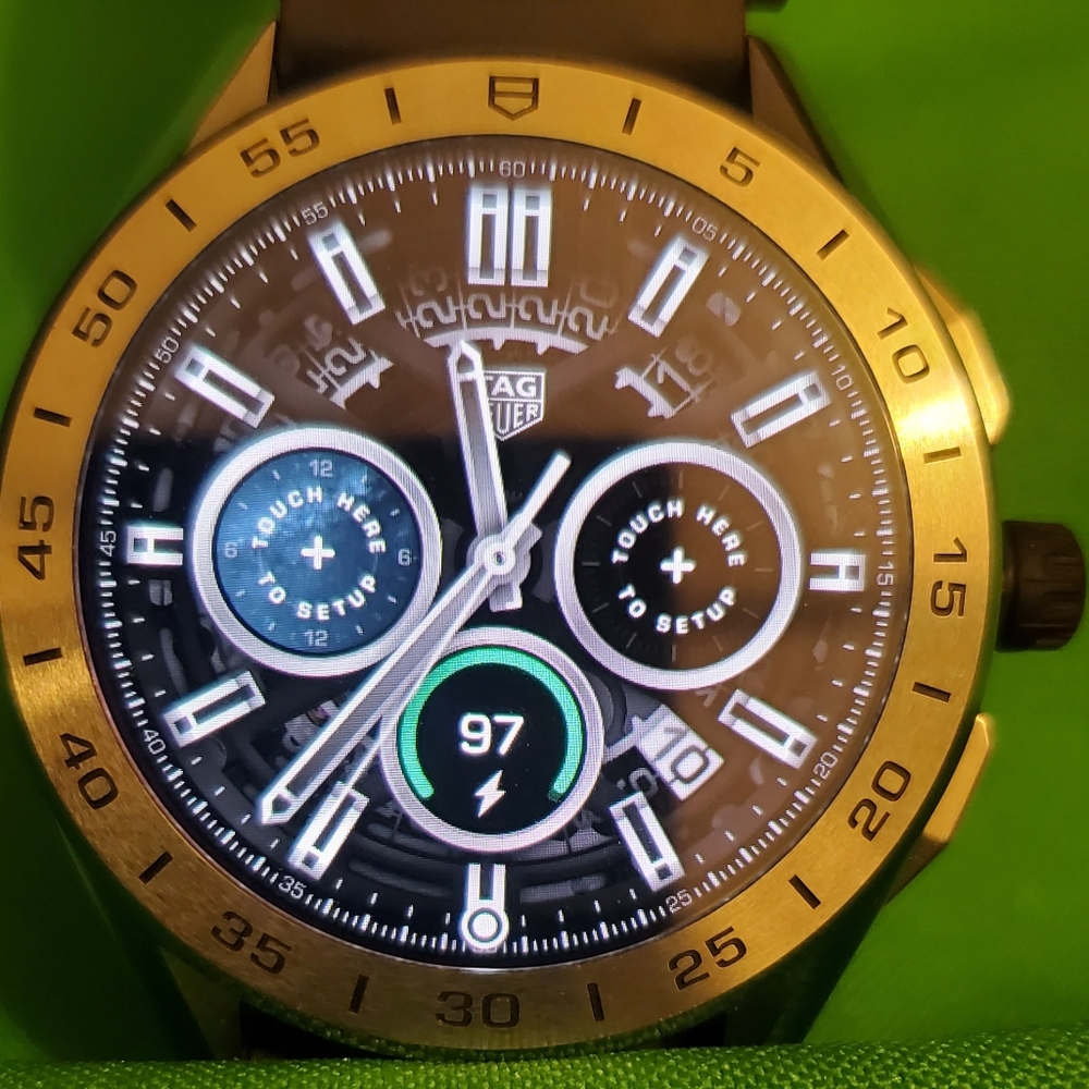 Tag heuer connected smart watch SILVER model SBG8A